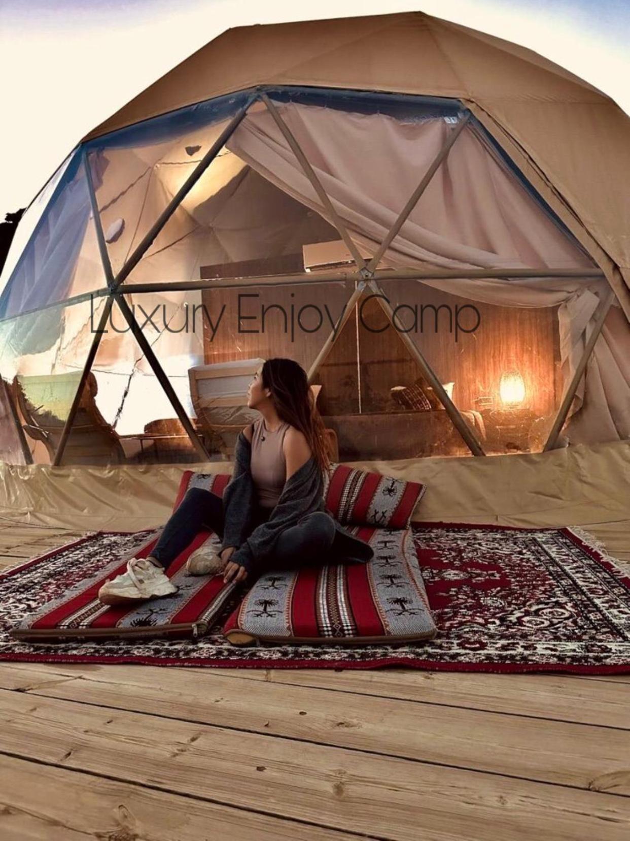 Ferienwohnung Abdullah Luxury Camp Wadi Rum Exterior foto