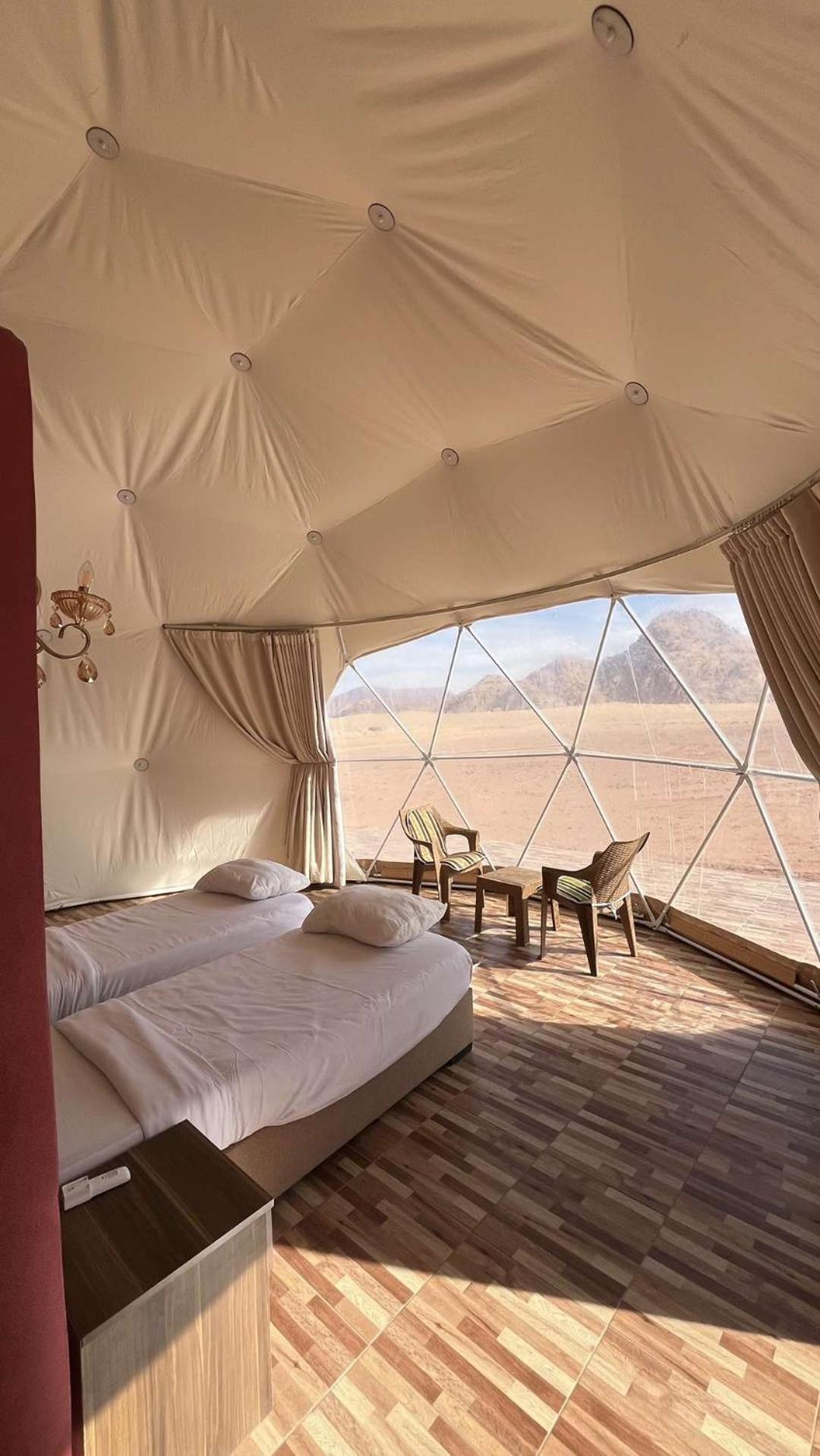 Ferienwohnung Abdullah Luxury Camp Wadi Rum Exterior foto